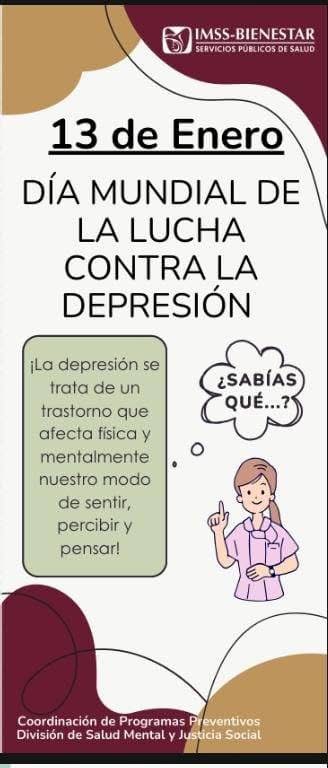 Día mundial contra la Depresión 