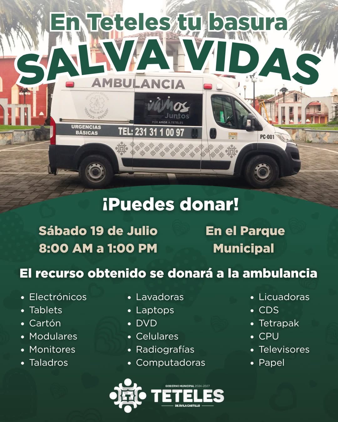 Tu basura salva vidas