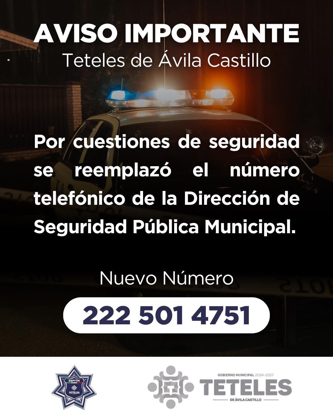 Teléfono Seguridad Publica 
