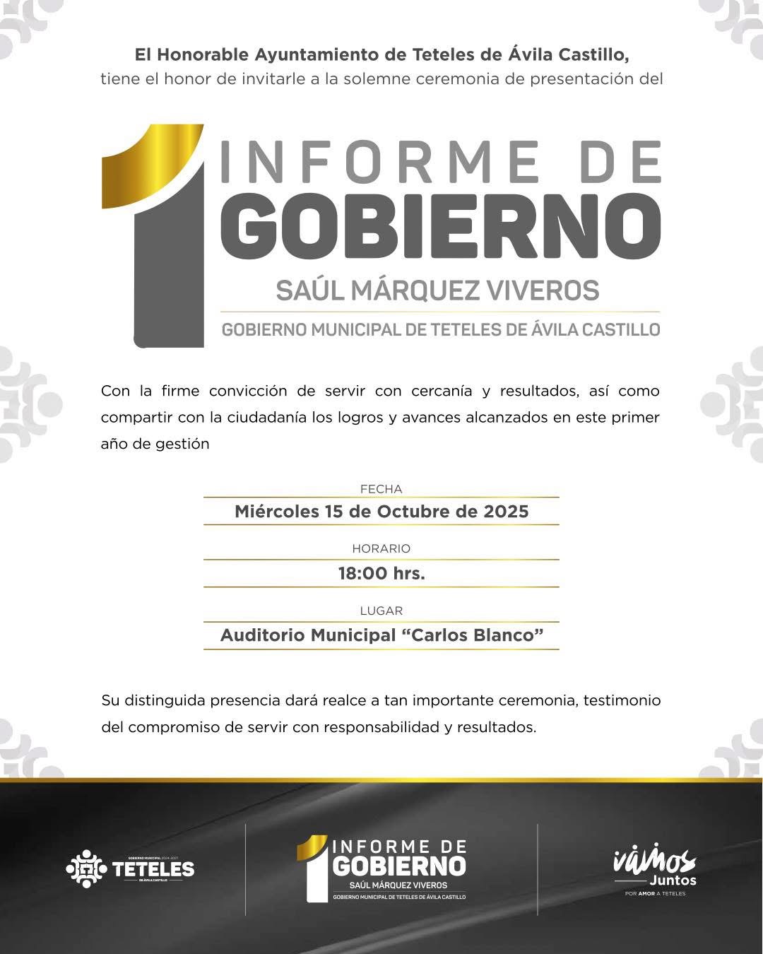 Primer Informe de Gobierno 